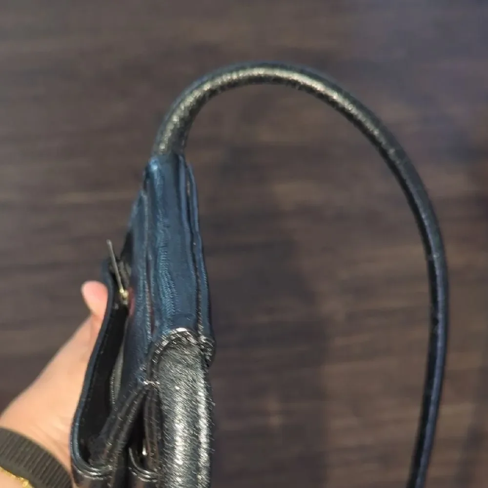 Elegant Black Textured Bag